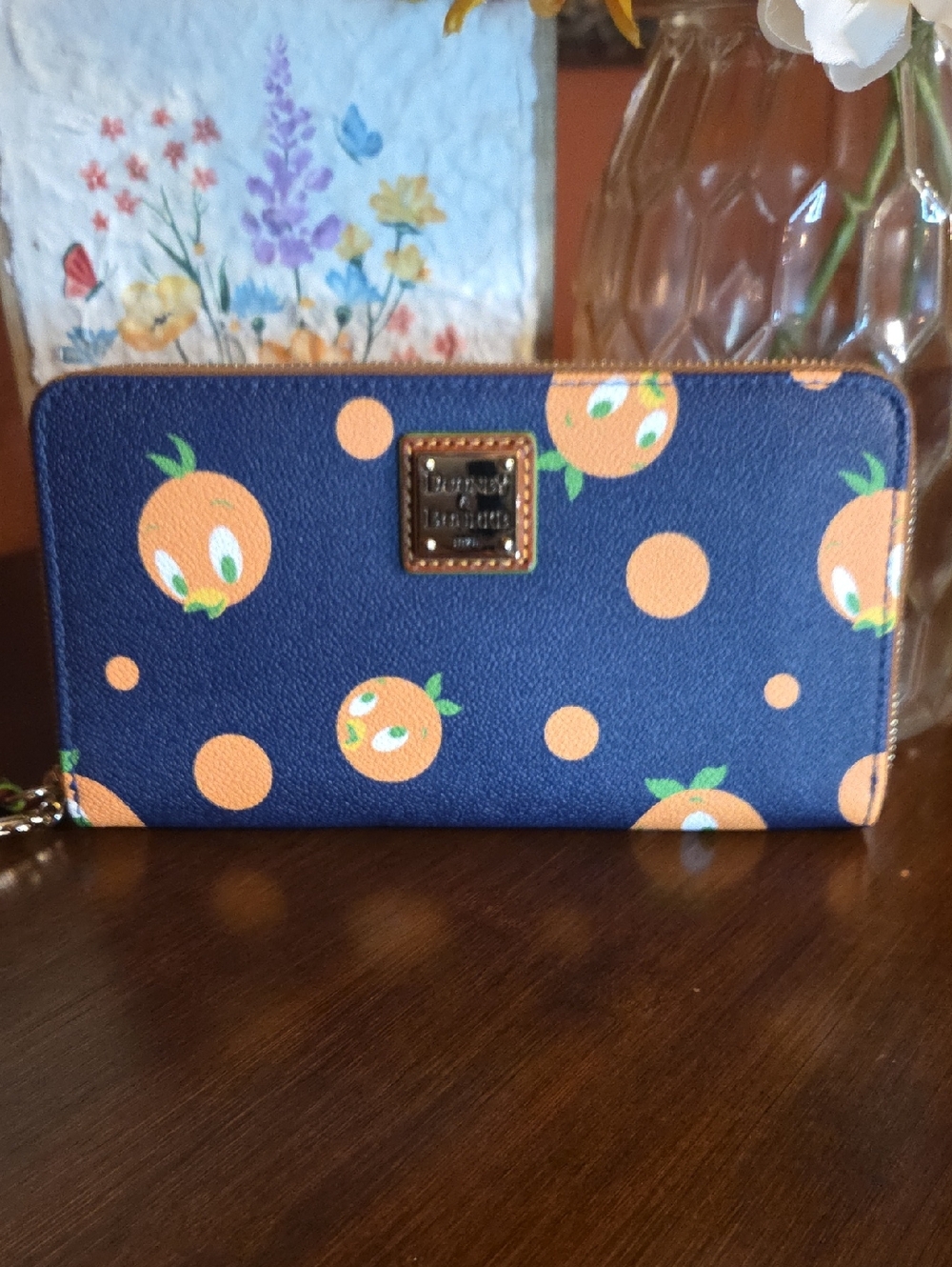Dooney & Bourke Disney Parks Orange Bird Wallet EUC